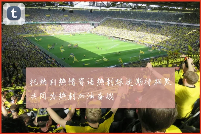 托纳利热情寄语热刺球迷期待相聚共同为热刺加油奋战